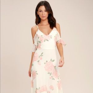 Lulu’s Floral Print Maxi Dress